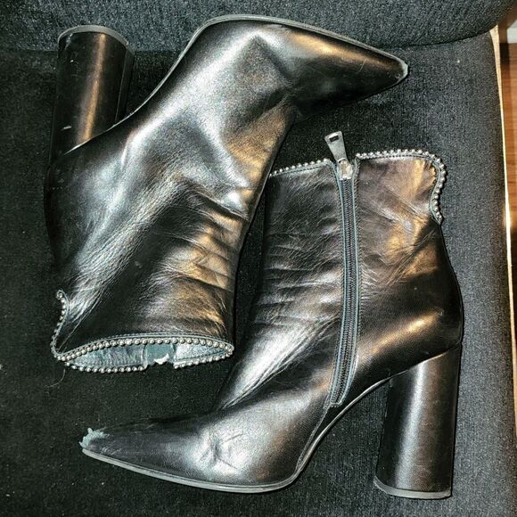 Calfskin bootie  - Picture 3 of 3